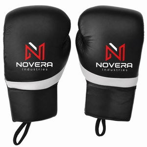 Gants de boxe en cuir véritable personnalisés en gros, à séchage rapide et anti-humidité, pour hommes et femmes, pour le kickboxing, le Muay Thai et le sparring - Product Image 2