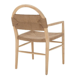 Outdoor Bar Chair for Garden Set Furniture Modern Rattan Patio <b>Stool</b> with Weather Resistant Teak Wooden For Home Furniture - Product Image 3