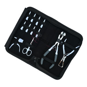 Outils pour extensions capillaires : Pince à micro-perles, Pince à micro-anneaux, Aiguilles à coudre, Mini-ciseaux à coudre et à couper le fil, Pince de sectionnement - Product Image 1