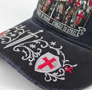 Gorra de Béisbol Unisex Negra con Emblema de Cruz Roja, Impresión por Sublimación, Poliéster Transpirable, Ajustable, Casual, para Adultos, Talla Cuatro - Product Image 6
