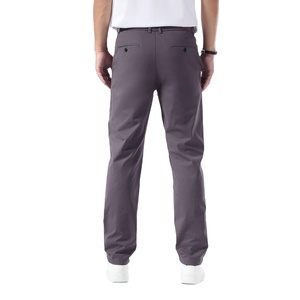Chino pour homme coupe athlétique fabriqué avec des coutures renforcées 100% coton doux et coupe décontractée Pantalon chino respirant pour homme - Product Image 2
