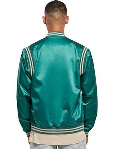 Chaqueta Varsity de Satén en Oferta, Color Personalizado, Parche Bordado, Talla Grande, Impermeable, Estilo Letterman - Product Image 2