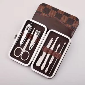 7 In 1 Stainless Steel Nail Kit With <b>Case</b> Portable Manicure Tools Set Classic Style For Adult - Product Image 6