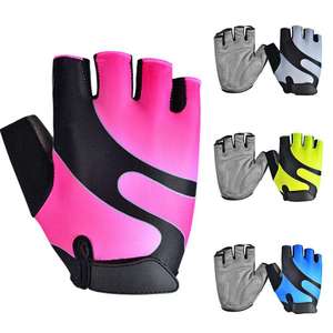 Gants de cyclisme unisexes sans doigts, antidérapants, absorbant les chocs, respirants - Product Image 5