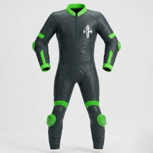 Combinaisons en cuir pour motards de qualité supérieure, design tendance, combinaison de course en cuir véritable pour l'hiver, personnalisable - Product Image 2
