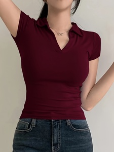 เสื้อแฟชั่นทันสมัยสำหรับผู้หญิง ดีไซน์ครอปสุดอินเทรนด์เพื่อความสบายและมีสไตล์ในทุกวัน - Product Image 4