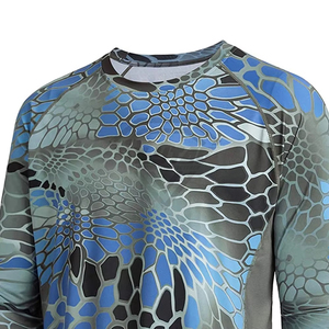 Camiseta Táctica de Pesca para Hombre, Personalizada, de Alto Rendimiento, Camuflaje, Transpirable, de Secado Rápido, Manga Larga, para Deportes al Aire Libre, Gimnasio, Camiseta Deportiva - Product Image 4