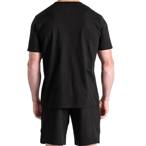 Short d'été pour homme Short en tricot jersey pour homme Ensemble short et t-shirt en coton biologique Street Wear Short de jogging - Product Image 5