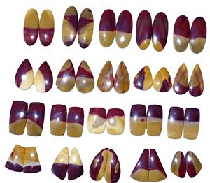 Paire de pierres précieuses en vrac pour la fabrication de bijoux. - Product Image 3