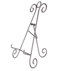 Chevalet en métal doré antique, design classique, hauteur réglable, léger, pour la maison et la cuisine - Product Image 2