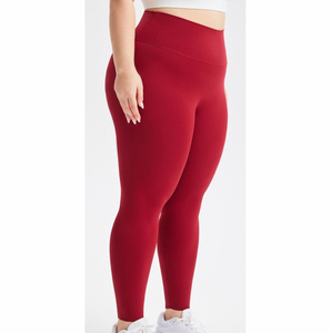 Leggings de yoga pour femmes, vêtements de sport de haute qualité, leggings de compression à taille haute, élastiques, unis et personnalisés - Product Image 4