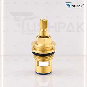 Cartucho de Grifo de Latón y Cerámica de 20mm Tipo Huspaca, Repuesto para Grifo de Baño, Fabricante OEM, PUSHPAK TURNOMATICS PT 2063 6 - Product Image 1