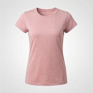 Colección de Verano, Camisetas Casuales de Alta Calidad para Mujer, Corte Ajustado, Ecológicas, Lisas, de Manga Corta, Precios al por Mayor, Nuevo Estilo - Product Image 1