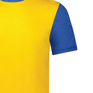 Camiseta de Manga Corta con Cuello Redondo, Talla Grande, de Algodón, Color Sólido, Personalizable con Impresión Frontal, Transpirable, de Alta Calidad - Product Image 6