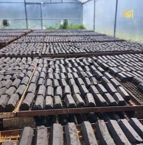 Briquettes de charbon de bois de coco hexagonales en bois dur, 75% de carbone fixe, 50 mm, longue durée de combustion, haute chaleur, combustible pour barbecue à bas prix - Product Image 3