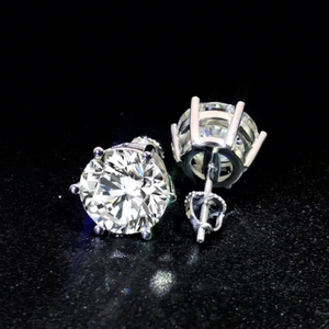 Pendientes de Diamantes Cultivados en Laboratorio con Certificación IGI Premium, Joyería Fina Personalizada, Oro Sólido de 18K, Chapado en Platino, Amarillo, Blanco, Rosa, Regalos - Product Image 3