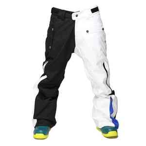 Pantalones de Nieve Premium Térmicos Impermeables 10.000mm, Holgados, Transpirables, Ecológicos, de Secado Rápido, Unisex, de Pierna Ancha para Esquí - Product Image 1