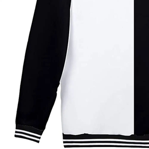 Veste universitaire pour homme avec logo personnalisé sur le devant, respirante, coupe-vent, écologique, en laine, coton et toile, coupe classique, décontractée pour l'hiver - Product Image 5