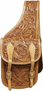 Bolsa de Cuero 100% Búfalo para Sillín de Caballo Estilo Western y Motocicleta, Hecha a Mano, Tallada a Mano, Color Personalizado, Logotipo, Acero Inoxidable - Product Image 3