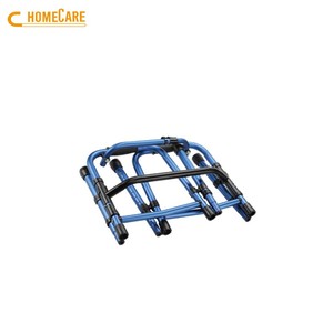 Oem màu xanh gấp rollator Walker có thể gập lại Ráp Di động khung cho người khuyết tật - Product Image 3