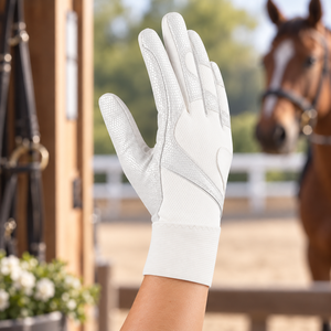 Fabrication sur mesure de gants d'équitation unisexes, meilleurs matériaux, couleur unie, grandes tailles, avec services OEM et ODM. - Product Image 2