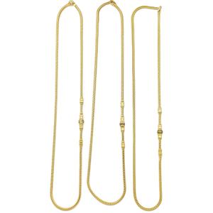 Collares de Moda para Mujer al por Mayor, Chapados en Oro de 14K, 18K y 24K, con Piedras de Circonita Cúbica y Cadena de Latón - Product Image 3