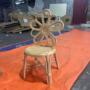 Kids Wicker Chair Handmade Rattan Kids <b>Furniture</b> Natural Woven Toddler Chair for Bedroom <b>Playroom</b> Decor - Product Image 4