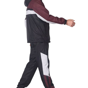 Ensemble de survêtement unisexe en nylon 2025 pour la gym et le fitness, coupe-vent athlétique personnalisé OEM, streetwear décontracté urbain, 2 pièces, printemps - Product Image 5
