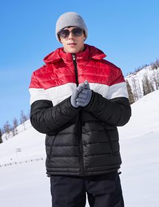 Veste matelassée à capuche coupe-vent écologique de qualité supérieure pour homme, imperméable, respirante, avec poche avant, de haute qualité - Product Image 2