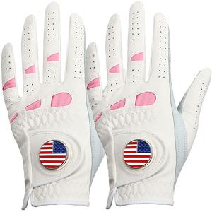 Comfort Ad Producto elegante Diseño único personalizado y fácil cuidado Tela ligera piel de oveja Guantes de golf duraderos para hombres adultos - Product Image 1