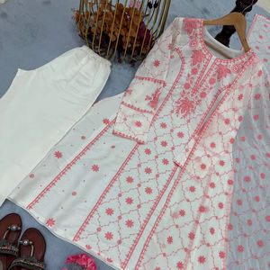 Nouvel ensemble haut et palazzo en soie romaine pure, style moderne, pour mariage et soirée, séchage rapide, toutes saisons - Product Image 1