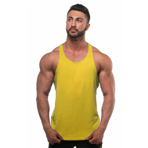 Débardeur pour homme avec logo personnalisé – T-shirt sans manches extensible pour les passionnés de musculation et de fitness - Product Image 3