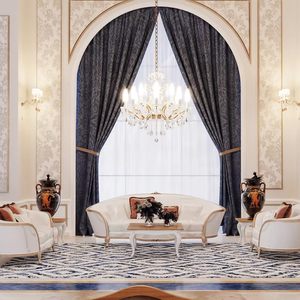 ชุดโซฟาขาไม้ หุ้มผ้าคุณภาพดีเยี่ยม รูปทรงทันสมัย สำหรับห้องนั่งเล่น แบบแยกส่วนประกอบได้ - Product Image 1