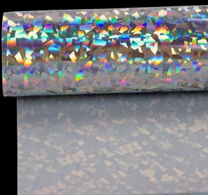 Strong Adhesive Holographic Film <b>Sheet</b> Bulk Wholesale Iridescent Rainbow Reflective Tape for DIY Craft Scrapbooking & Decoration - Product Image 5