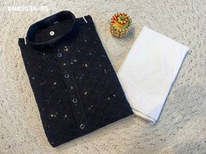 Nouvelle Collection de Kurta Prêt-à-Porter en Rayonne Brodée Chikankari et Pyjama en Coton – Achat en Ligne, Fournisseur en Gros Inde - Product Image 6