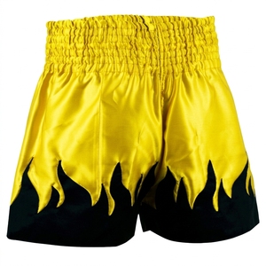 Combinaison de boxe personnalisée, séchage rapide, compression respirante, logo sublimé sur le devant, unisexe, grandes tailles, 100% polyester, short d'arts martiaux - Product Image 4