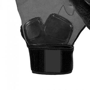 Gants de sport d'extérieur à doigts entiers WARPRO INDUSTRY, noirs, en PU, antidérapants, fermeture à scratch, unisexe, toutes saisons - Product Image 3
