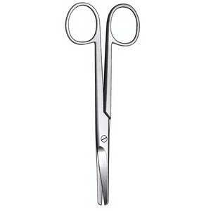 Ciseaux Mayo 17 cm / 6-3/4 pouces, à pointe arrondie/droite, chirurgicaux, en acier inoxydable, instrument médical - Product Image 3