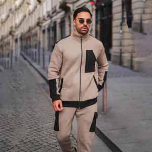 Sudadera con Capucha Negra para Hombre, 100% Algodón, Felpa, 320g, Tejido de Punto, Secado Rápido, Transpirable, con Bolsillo, Corte Regular, Ropa Casual de Invierno - Product Image 5