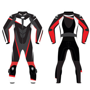 Top Trending OEM Men Motorbike Riders Suit Men High Quality Leather Racers Jacket Pant Motorbike Suit with Customized Colors - Product Image 1