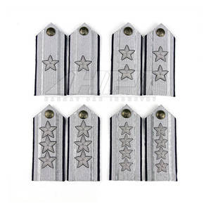 อุปกรณ์ตกแต่งสายสะพายไหล่พร้อมตราประดับยศสำหรับเสื้อเชิ้ต เสื้อแจ็คเก็ต เสื้อโค้ท อุปกรณ์ตกแต่งยศสำหรับเครื่องแบบ - Product Image 5