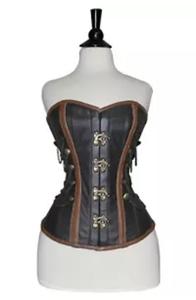 คอร์เซ็ตของผู้หญิงวินเทจชุดกระชับสัดส่วนเซ็กซี่แบบโอเวอร์บัสเทจคอร์เซ็ทผ้าบอร์เคดระบายอากาศทันสมัยสำหรับขนาดใหญ่พิเศษ - Product Image 2