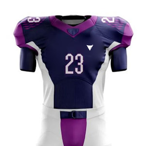Hot Selling <b>Cheap</b> Price Breathable Quick Dry Polyester American Football Uniform Custom Design Latest Design Custom Colors Sizes - Product Image 3