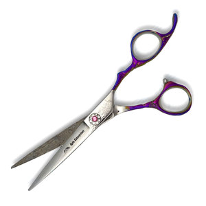 Ciseaux de barbier professionnels en acier inoxydable de qualité supérieure pour la coupe et l'éclaircissement des cheveux, usage salon et domicile, ciseaux de coiffure 440C - Product Image 1