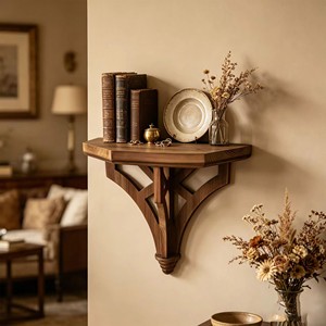 Sheesham Wood <b>Wall</b> <b>Floating</b> <b>Shelves</b> Mid Century Modern Design Storage Functions OEM Custom Wholesale | Aqudus Saleem India - Product Image 6