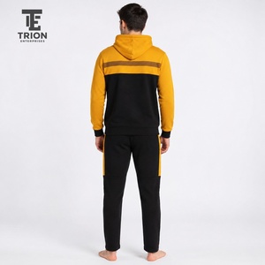Survêtement de jogging en molleton ajusté pour homme, coupe slim, en coton, avec logo personnalisé, motif uni, idéal pour l'hiver – Vente en gros - Product Image 6