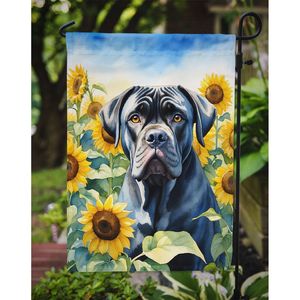 Cane Corso Sunflowers <b>Garden</b> <b>Flag</b> Multicolor Decorative Yard Banner for Patio Artwork Mailbox <b>Flag</b> for Flower Beds <b>Garden</b> Size - Product Image 3