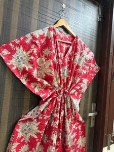 Women's Floral <b>Kaftan</b> Dress Printed <b>Summer</b> Beach Cover Up Lounge Wear Boho Maxi <b>Kaftan</b> Resort Vacation Dress - Product Image 6