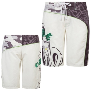 Shorts pour hommes en polyester/coton respirant de qualité supérieure, imprimés numériquement, personnalisables en gros, OEM/ODM, avec taille élastique - Product Image 1