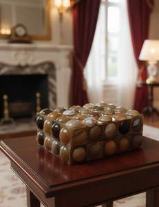 Modern Natural Buffalo Horn Jewelry Organizer with Natural Finish Closure Premium <b>Material</b> Jewelry <b>Box</b> for Women's Accessories - Product Image 3